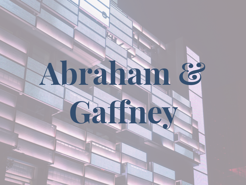Abraham & Gaffney
