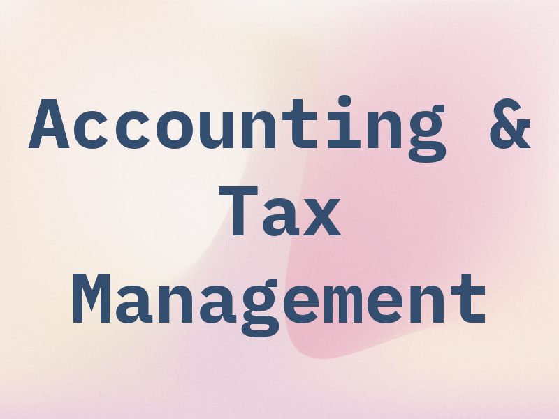 Accounting & Tax Management