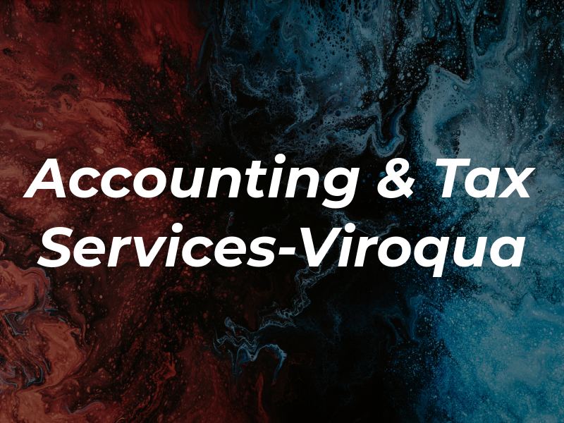 Accounting & Tax Services-Viroqua