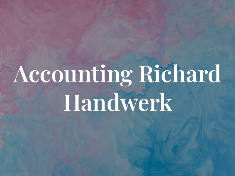 Accounting By Richard Handwerk