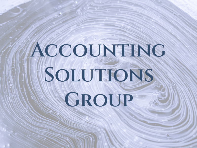 Accounting Solutions Group
