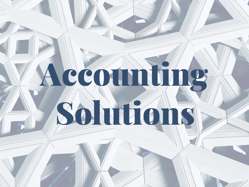 Accounting Solutions