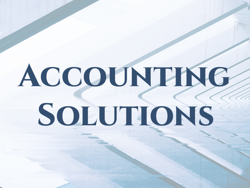 Accounting Solutions