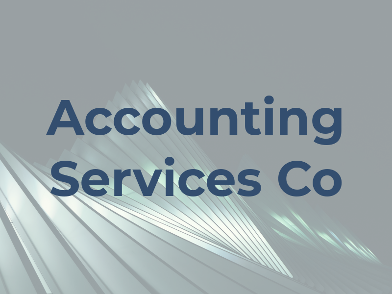 Accounting Services Co