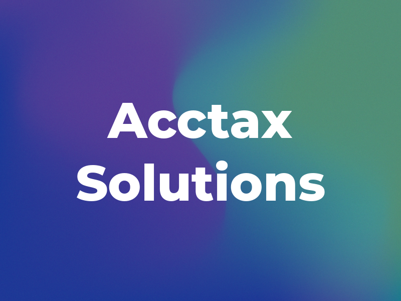 Acctax Solutions