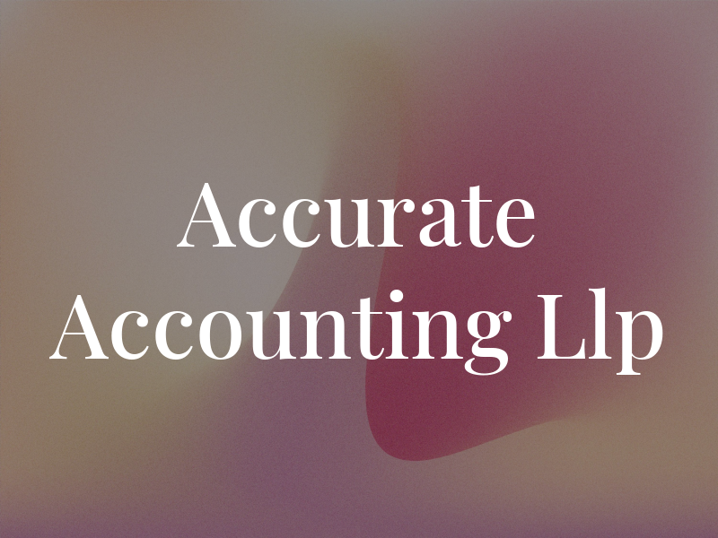 Accurate Accounting Llp