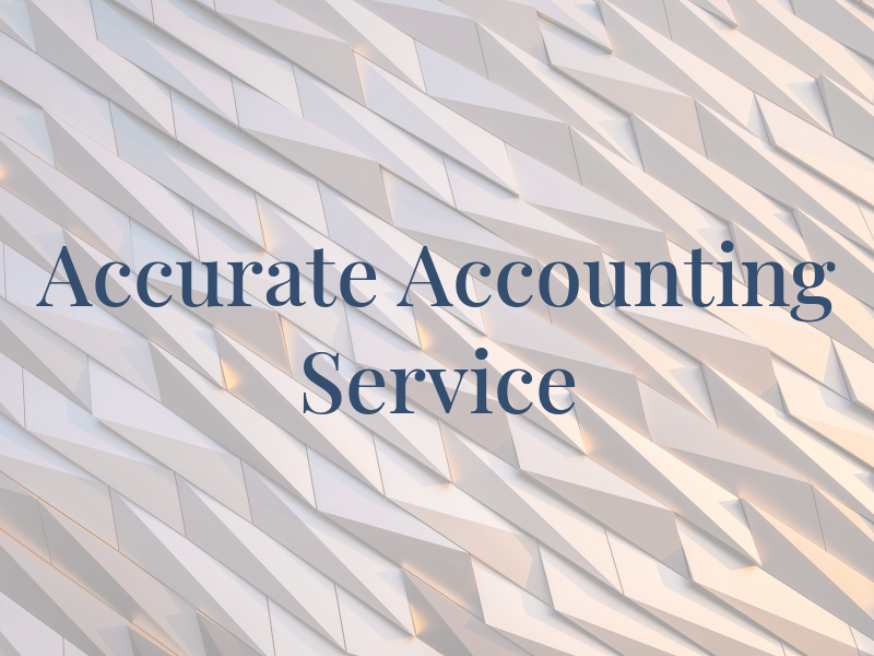 Accurate Accounting Service