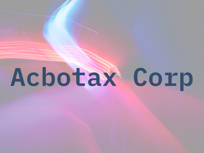 Acbotax Corp