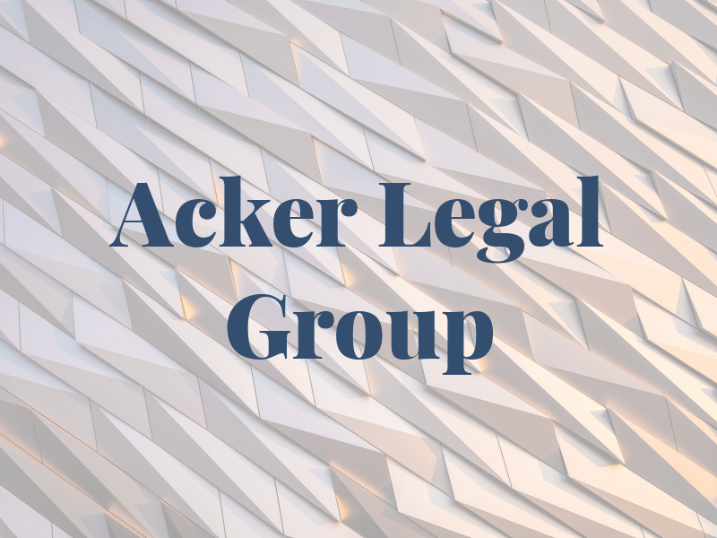 Acker Legal Group