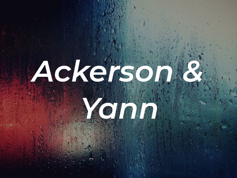 Ackerson & Yann