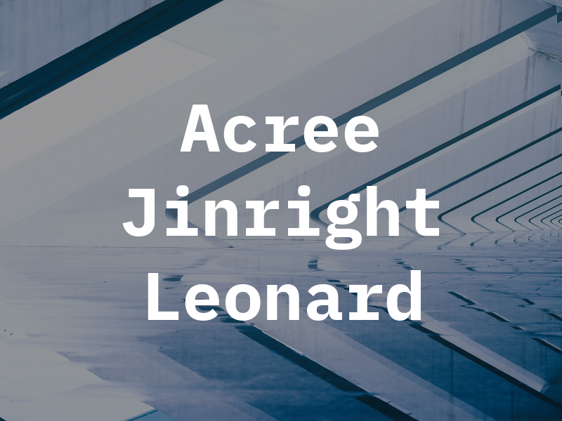 Acree Jinright Leonard & Co