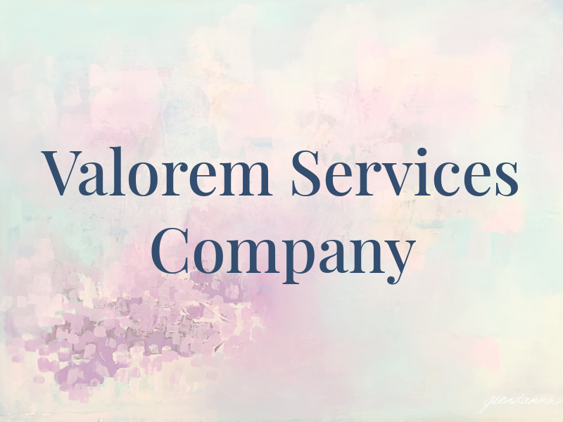 Ad Valorem Services Company