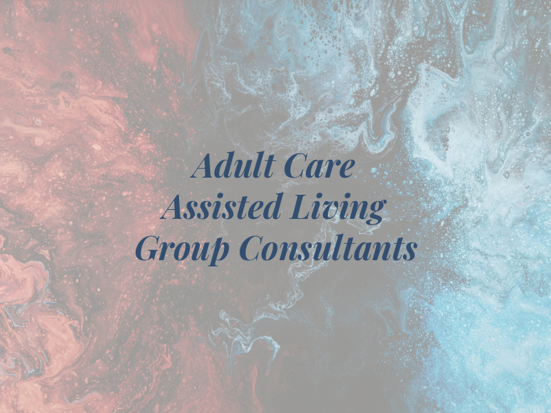 Adult Day Care & Assisted Living Group Consultants