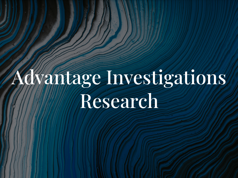 Advantage Investigations and Research
