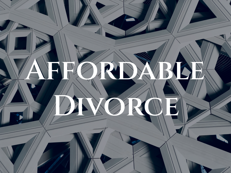Affordable Divorce
