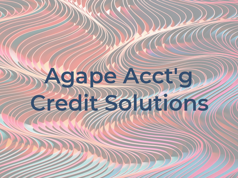 Agape Acct'g & Credit Solutions