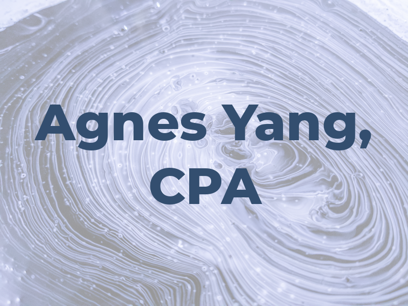 Agnes Yang, CPA