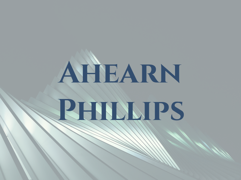 Ahearn Phillips