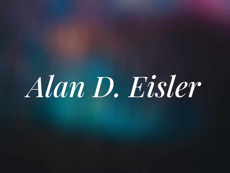 Alan D. Eisler