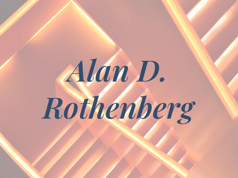 Alan D. Rothenberg
