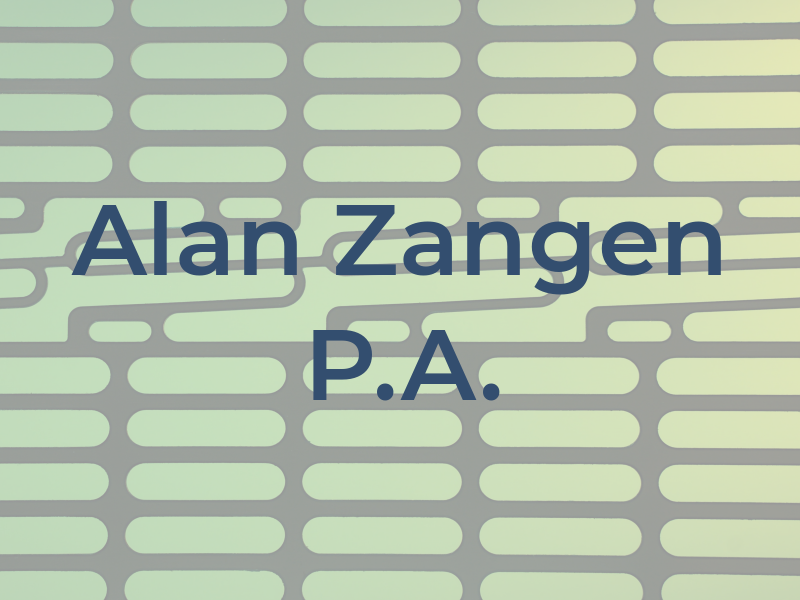 Alan S. Zangen P.A.