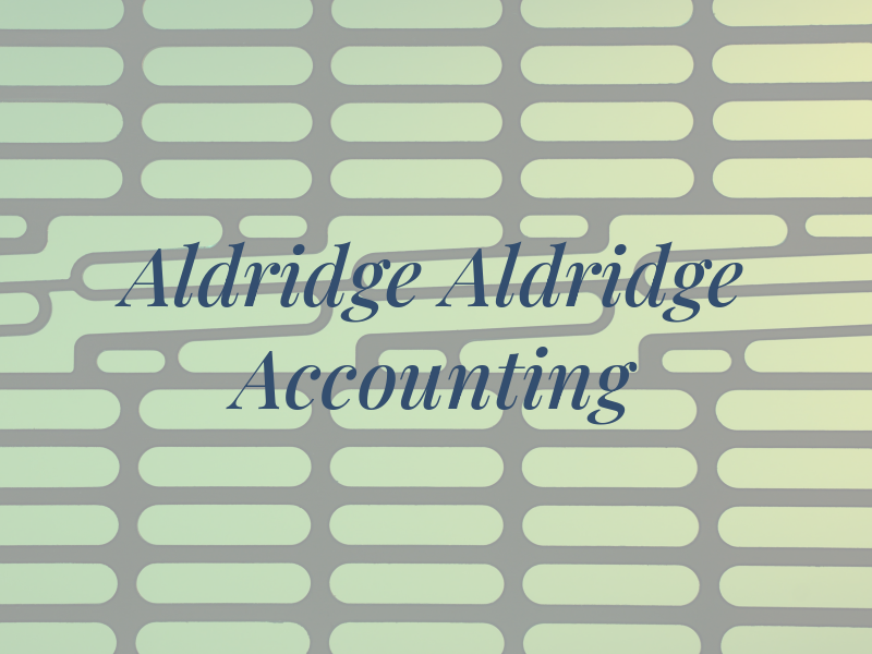 Aldridge & Aldridge Accounting