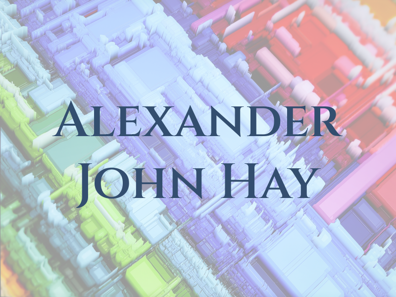 Alexander John Hay