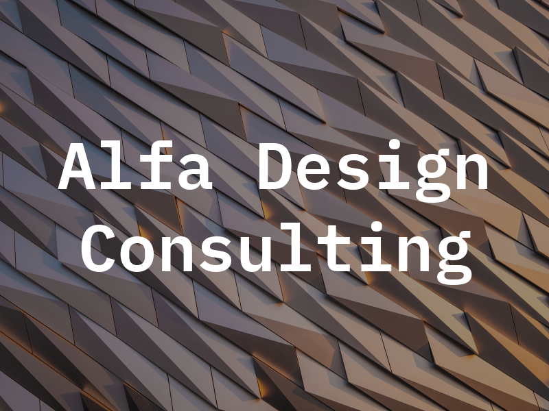 Alfa Design Consulting