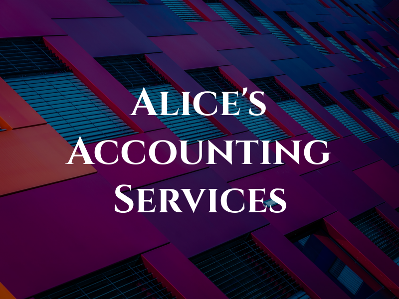 Alice's Accounting & Tax Services