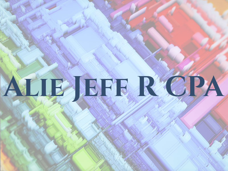 Alie Jeff R CPA