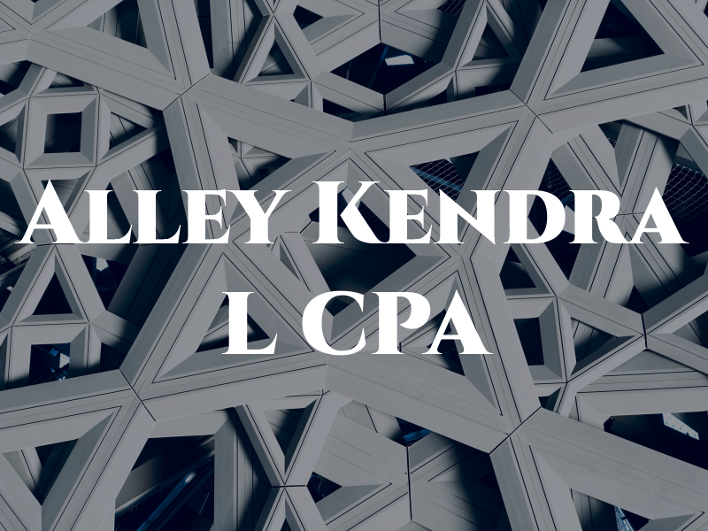 Alley Kendra L CPA