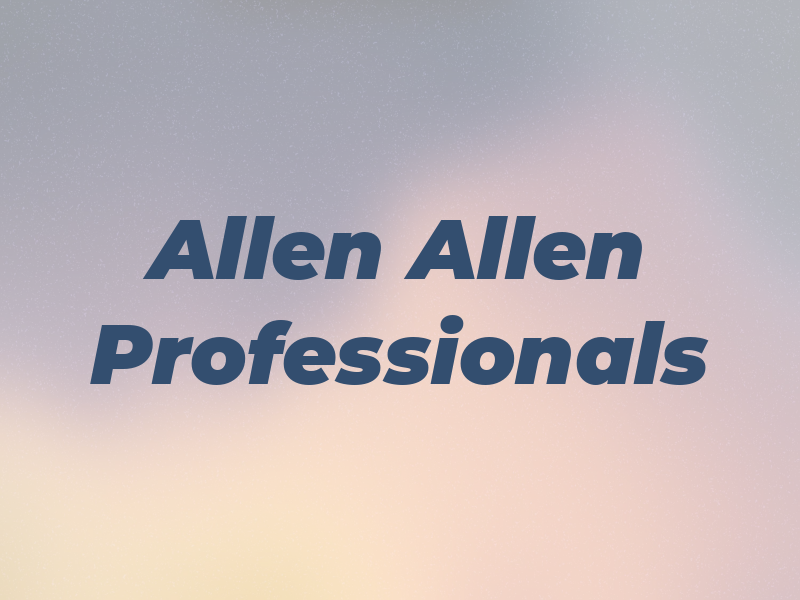 Allen & Allen Tax Professionals