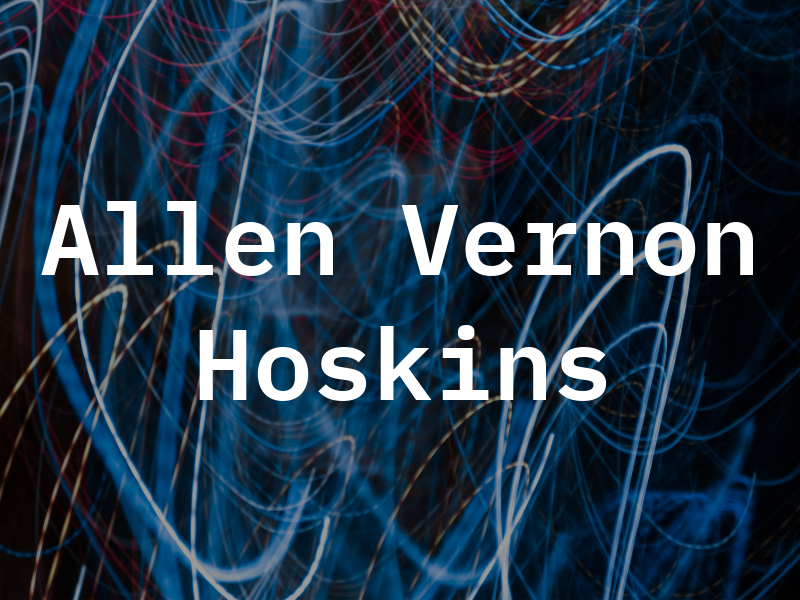 Allen Vernon & Hoskins PLC