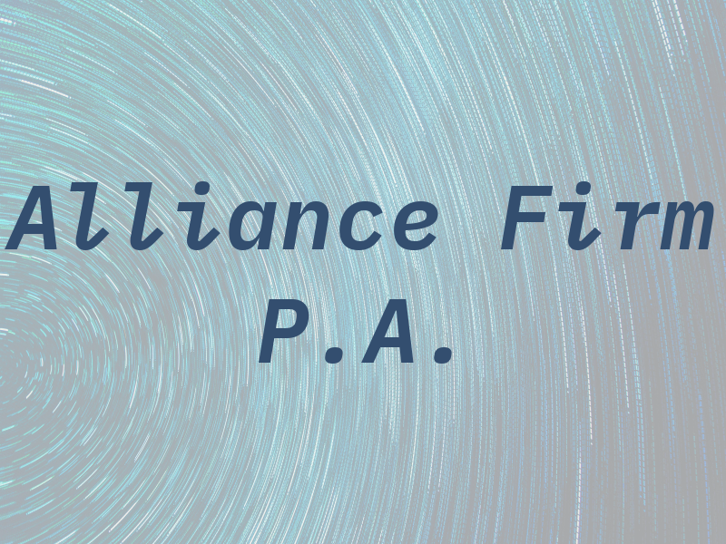 Alliance Law Firm P.A.