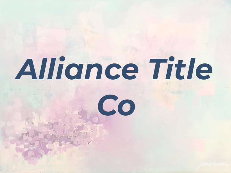 Alliance Title Co