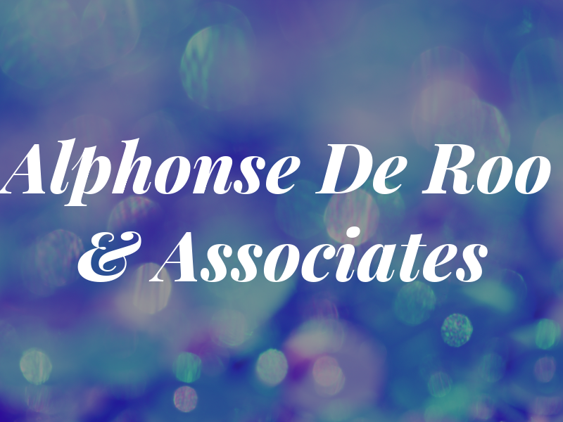 Alphonse De Roo & Associates