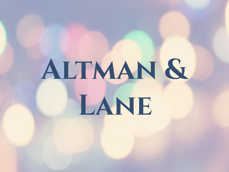 Altman & Lane