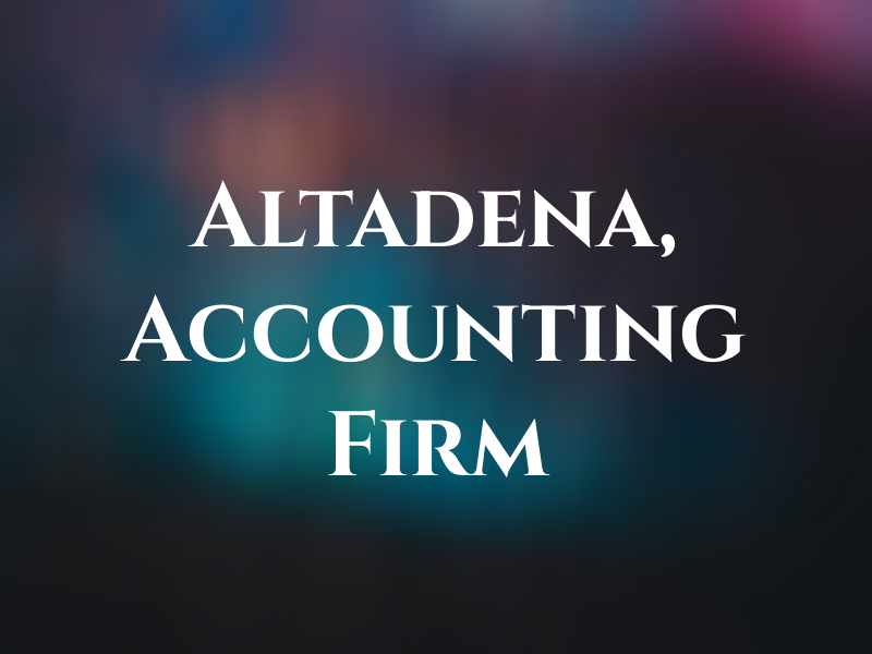 Altadena, CA Accounting Firm