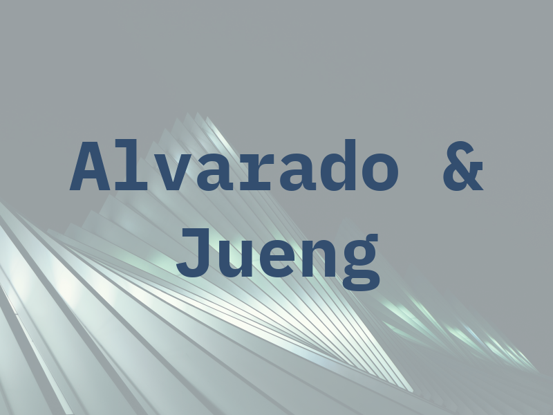 Alvarado & Jueng
