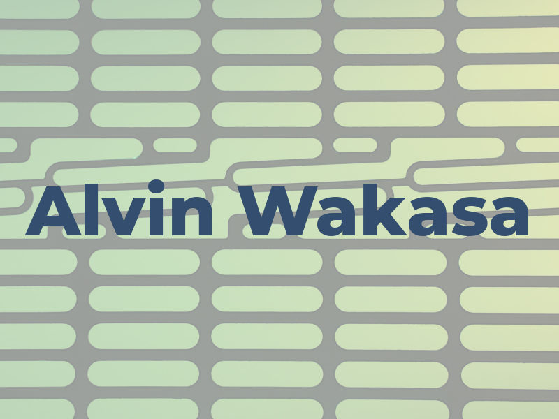 Alvin Wakasa