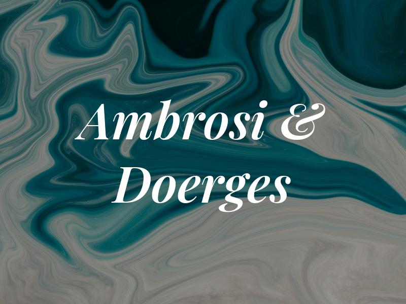 Ambrosi & Doerges