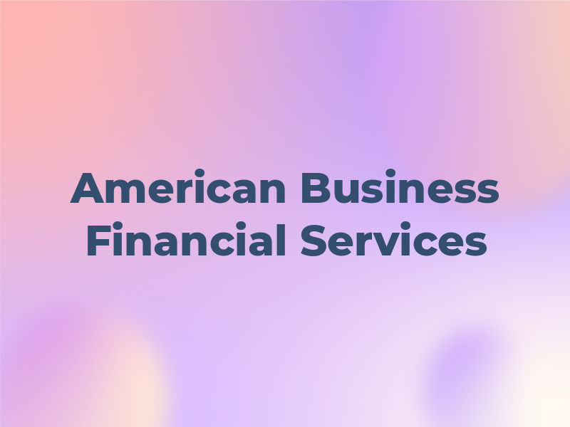 American Business and Financial Services