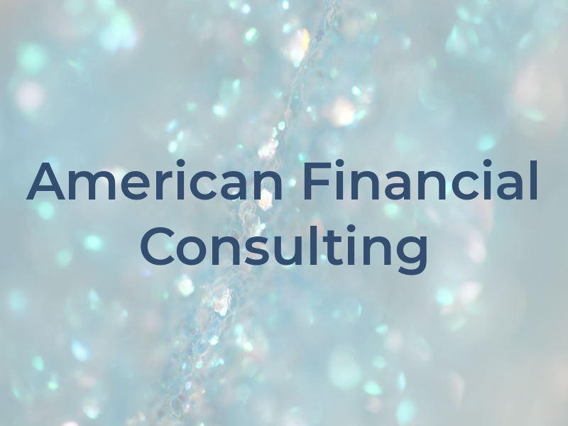 American Financial Consulting