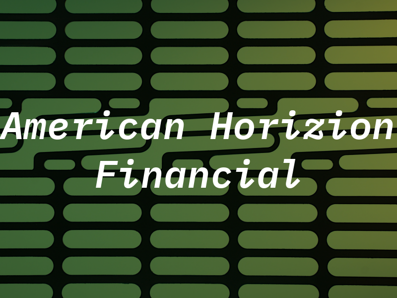 American Horizion Financial