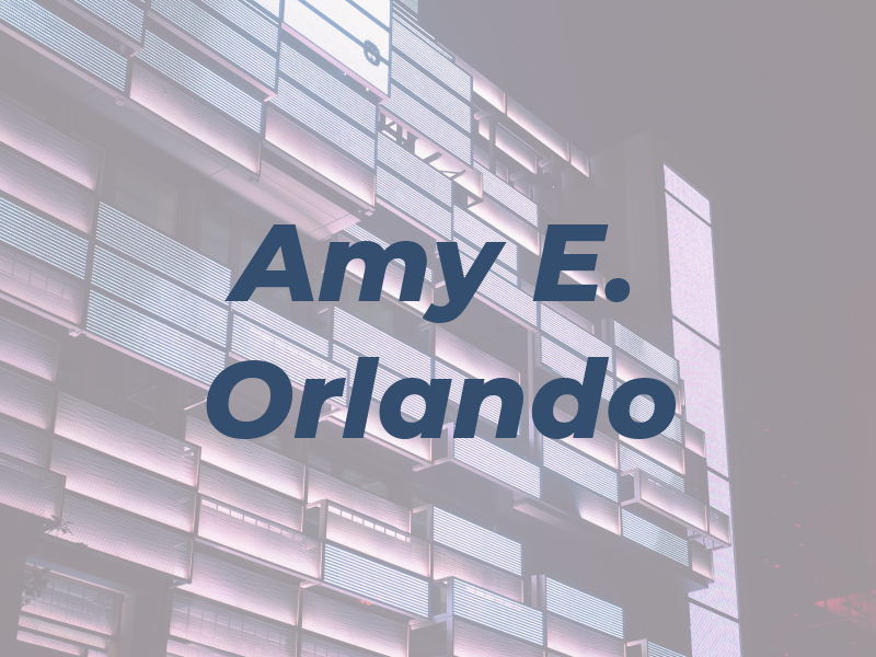 Amy E. Orlando
