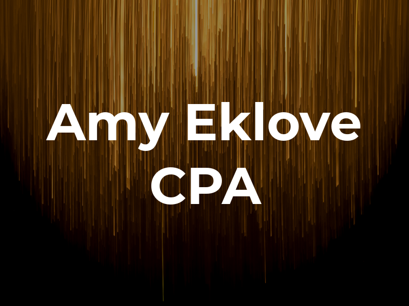 Amy Eklove CPA