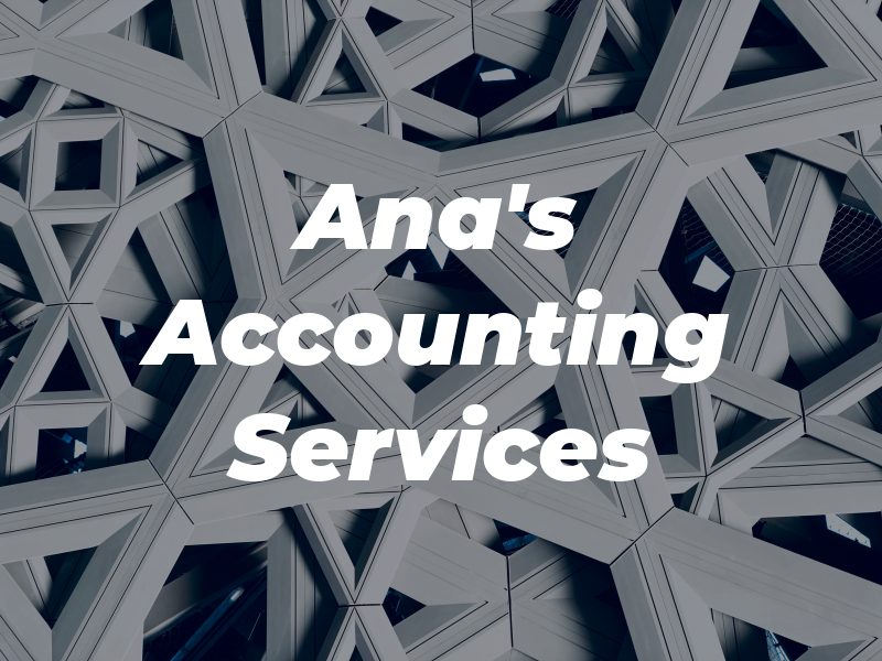 Ana's Accounting Services