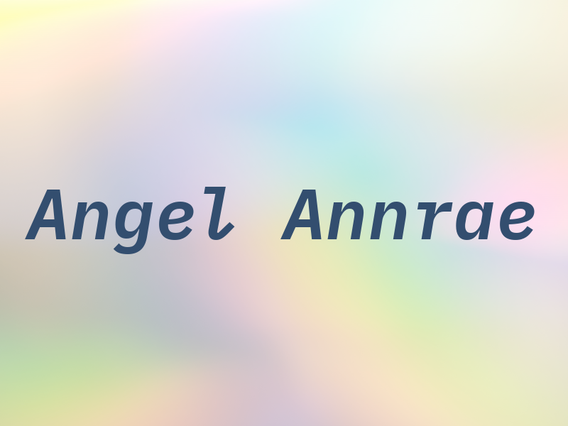 Angel Annrae