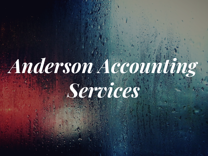 Anderson Accounting & Tax Services