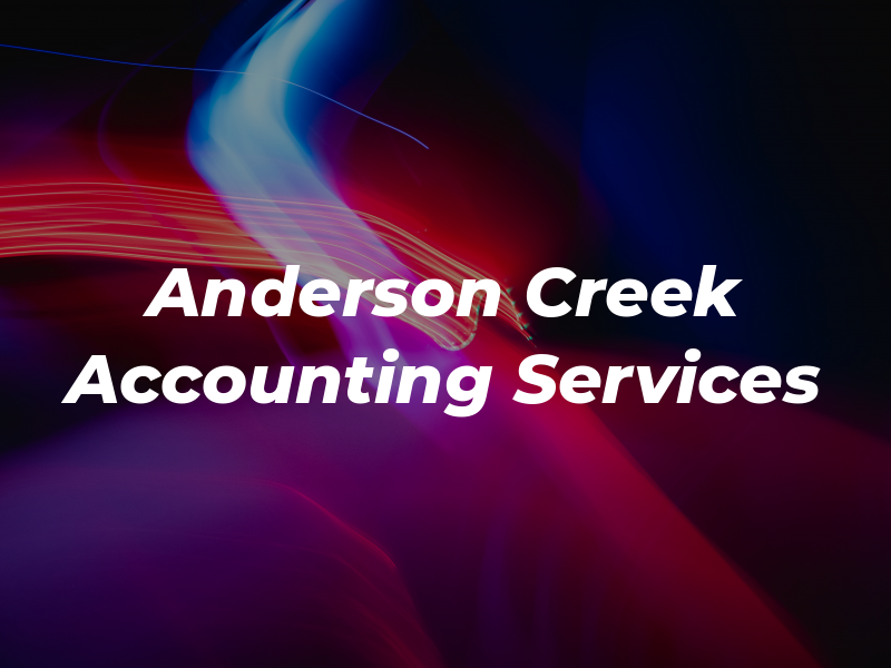 Anderson Creek Accounting Services